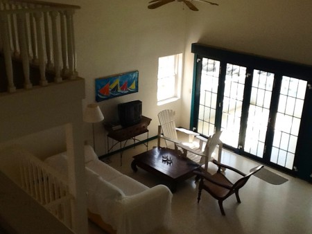 Zicht vanaf vide penthouse